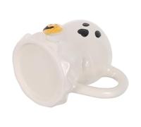 Veemoon Tasse Halloween Fantôme en Céramique 450 Ml Mug Citrouille Décoratif Orange Tasse Festive pour Boissons Chaudes Présent Automne Compatible Lave-Vaisselle pour Table