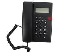 Veemoon Téléphone Fixe Filaire avec Grand Bouton Affichage Appel Entrant Ergonomique pour Seniors et Maison Compatible Bureau et