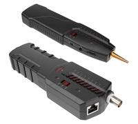 Veemoon Testeur de Continuité de Câbles Portable Multifonction Détecteur de Lignes Testeur Fibre Optique Fonction Ncv Anti-Interférence Lampe Torche Intégrée pour Usage Réseau et