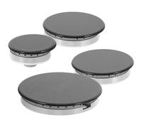 Veemoon Tête de Brûleur à Gaz pour Cuisiniere Gaz, Jeu de 1 Set en Aluminium et Fer, Design, Remplacement pour Tête de Poêle de Rechange et Cuisinière Domestique