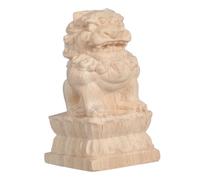 Veemoon Tête De Lion Sculptée En Bois Capuchons De Poteau Sculptés Embouts De Poteau En Bois Embouts Décoratifs De Balustrade