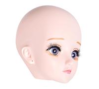 Veemoon Tête De Mannequin Entraînement Pour Pratique Maquillage Extensions Cils Mannequin Visage Formation Technique Cils Pince Précision