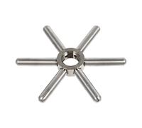 Veemoon Tête De Rinçage Pour Lave-tasses Accessoire Acier Inoxydable Couleur Argent Pour Lave-bar Et Rince-verres