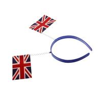 Veemoon -tête Drapeau Britannique Accessoire Pour Cheveux Avec Drapeau Union Jack Pour Fêtes Costumées Et Célébrations