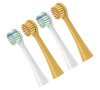 Veemoon Têtes de Brosse à Dents Électrique Utilisation Longue Durée Lot de 4 Souples en Nylon et Polyamide Nettoyage en Profondeur Adaptées aux Garçon et Filles