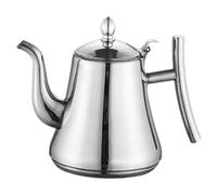 Veemoon Théière en Acier Inoxydable 15L Infuseur Intégré Carafe à Eau Chaude et Froide Compatible Cuisinière à Induction Usage Maison et Hôtel Filtre Anti-Résidus pour Thé en Vrac