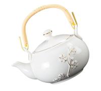 Veemoon Théière en Céramique Passoire Intégrée Bouilloire Multifonctionnelle Résistante à la Chaleur Capacité Moyenne pour Maison et Bureau Infusion Thé en Feuilles Usage Quotidien