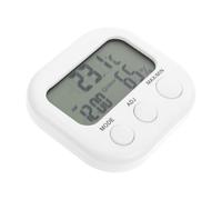 Veemoon Thermomètre d'Ambiance Numérique ABS Petit Thermomètre d'Intérieur Écran Rétroéclairé Mesure Précise de Température et Humidité Support Intégré Adapté Maison et Reptiles