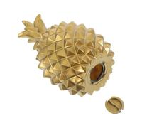 Veemoon Tirelire Ananas Dorée en Vinyle, Décoration Compacte pour Table