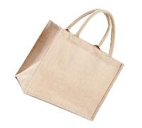 Veemoon Toile de Jute Étanche Réutilisable à Main Robuste pour Courses Fruits et Légumes et à Lusure Style Vintage Polyvalent