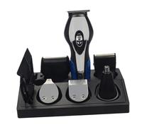 Veemoon Tondeuse Électrique Rechargeable Multifonction pour Hommes Kit Coiffure Portable avec Rasoir Tondeuse Nez et Barbe Acier Inoxydable Design Compact USB pour Voyage