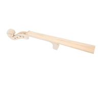 Veemoon Touche de Violon en Bois D’Érable 4/4 Non Vernie Accessoire Professionnel Solide pour Montage et Remplacement Surface Polie Lisse Compatible Violon Complet