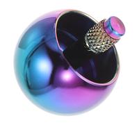 Veemoon Toupie en Métal à Tête de Champignon 7 Cm Gyroscope de Précision Rotatif D’équilibre de Bureau Anti-Stress pour Détente et Décoration de Bureau, à Rotation Automatique Coloré