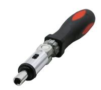 Veemoon Tournevis Hexagonal Multifonction 1/4 Pouce à Cliquet Réglable 0-180°, Manche De Tournevis Porte-embout Antidérapant Pour Fixation Difficile, Outil Manuel Et Électrique