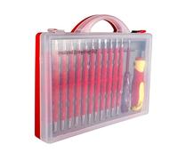 Veemoon Tournevis Isolé Antidérapant pour Électricien, Kit Multifonction de Maintenance, Outil D’Entretien Électrique Porte-Vis, pour Réparations Domestiques et Professionnelles