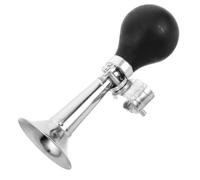 Veemoon Trompette de Vélo Rétro en Fer Noir avec Grand Volume, Compatible Vélo de Montagne, Accessoire Élégant pour Cyclisme en Extérieur