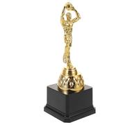 Veemoon Trophée Basketball Doré en Plastique Léger 22 Cm, Petite Coupe de Compétition Sportive pour Garçon et Filles et Adultes, Récompense Polyvalente pour Tournois et Réutilisable