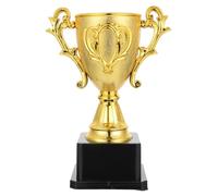 Veemoon Trophée d'or 18 cm - Prix pour la 1 place lors de compétitions sportives - Fêtes d'anniversaire et événements scolaires - Décoration de coupe parfaite pour les petits vainqueurs