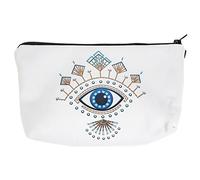 Veemoon Trousse de Toilette Portable à Imprimé Œil Malin Pochette de Rangement Cosmétique Multifonction pour Voyage et Usage