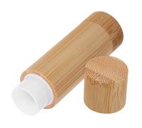 Veemoon Tube à à Naturel Réutilisable Contenant Cosmétique Bois pour Gloss et Cire Durable et Écologique et Filles