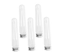 Veemoon Tubes De Rangement 5 Pièces en Plastique pour Attaches De Chaussures Bocal Hermétique pour Voyage Baskets Et Maison