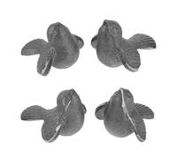 Veemoon Ustensile Cuisine en Fonte Alimentaire 4 Pièces D’Oiseau - en Fer pour Végétaliens Athlètes et Femmes Enceintes - Source de Fer L’Anémie Enrichissement Nutritionnel pour Cuisson