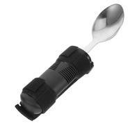 Veemoon Ustensiles Adaptatifs Tremblements pour Personnes Âgées Cuillère Ergonomique Portable Aide Alimentaire Durable et Antidérapante pour Handicapés