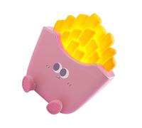 Veemoon Veilleuse Créative Forme Frites Rose, Lampe de Chevet Douce pour Chambre D’garçon et Filles, Décoration Intérieure Adorable et Veilleuse Domestique pour Bébé et Présents