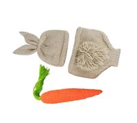 Veemoon Vêtements De Photographie Né De Costume avec Lapin Bonnet Et Pantalon Crochet