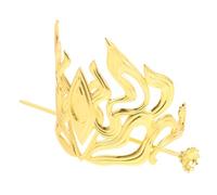 Veemoon Vintage Crown Hair Stick For Men Lightweight Metal Chinese Hanfu Hairpin Ancient Style Hair Crown Headpiece For Cosplay Photography And Stage Accessories In