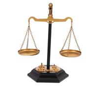 Veemoon Vintage Métal Avocat Échelle De Justice Balance Décoratif Bijoux Plateau De Rangement Organisateur Cosmétique Ferme Bougeoir Affichage Décor À La Maison Pièce Maîtresse Support