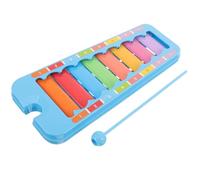 Veemoon Xylophone Éducatif à 8 Notes Maillet, Instrument de Percussion Coloré pour Garçon et Filles, Musical D’Apprentissage Stimulant la Mémoire et L’écoute, Présent Couleur Aléatoire