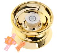 Veemoon Yo-yo D’entrée de Gamme en Alliage Doré, Jeu de Yo-yo à Ficelle Non Réactif, Éducatif pour Garçon et Filles Débutants, Résistant aux Chocs, pour Activités de Couleur Aléatoire