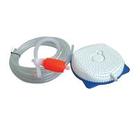 Veesper 1 Pumpe de vidange de Piscine Set, Pompe à Piscine Manuelle Anti-resserrement avec Une Pompe Siphon ABS Submersible à Long tuyable pour la Piscine au-Dessus du Sol