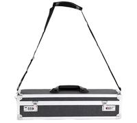 Veesper 19.7 Étui de Rangement au Couteau en Aluminium, 19.7x4.7x4,7 Pouce Boîtier de Collecte Couteaux Portable à Double Serrure, Support Chef sécurisé avec poignée et Sangle pour la Cuisine et l