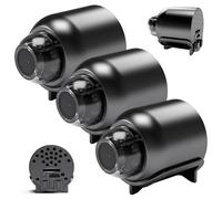 Veesper 3PCS Mini Eye Camera 1080p HD WiFi Smart Micro Security avec Vision Nocturne, Objectif Grand Angle, Lecture vidéo, contrôle de l'application pour la Boutique de Bureaux à Domicile