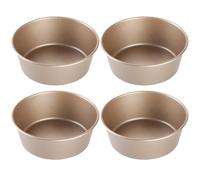 Veesper 4pcs Ramekins pour aérien Fryer Air Fryer Egg Moule 4,5 '' Air Fryer Egg Poacher Non Stick Cake Pan Muffin Moule de boulange