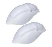 Veesper Coussinets de Maillot de Bain pour Hommes sous-VêTements éPais Slip de Bain Coussinet D'Agrandissement des Renflements Tapis en éPonge sous-Verres Tongs 2 PièCes Blanc