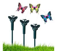 Veesper Papillon Flottant 3 PièCes DéCor De Papillon De Jardin Ornements De Jardin De Papillon Volant pour Cour ExtéRieure Et AlléEs Couleur AléAtoire