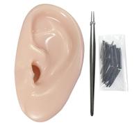 Veesper Pimple Popping Toys avec Lancement, Jouet de Bouton d'oreille drôle avec Bouton de Remplissage et Pinceau, soulagement du Stress Pimple Popping Toy Sett Out Pimple Gift (Ear)