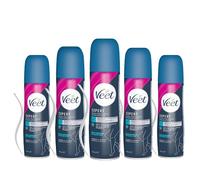VEET Brume Dépilatoire - Peaux Sensibles - 150 ml - Lot de 5