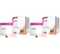 VEET - Cire au sucre avec huile d'argan pour épilation - 1 x 250 ml (Lot de 2)