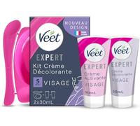 Veet Crème décolorante spécial visage - Les 2 tubes de 30ml