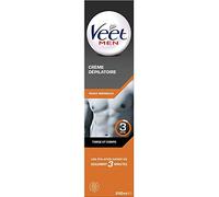 VEET Crème Dépilatoire Homme - Peaux Normales - 200 ml - Lot de 4