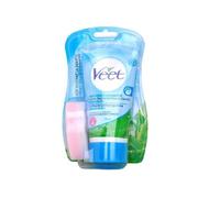 Veet Crème Dépilatoire Sous La Douche Aloe Vera & Vitamine E Peaux Sensibles 150ml