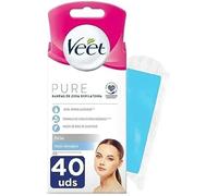 Veet Easy Gelwax Facial Bands Depilatory Wax X40