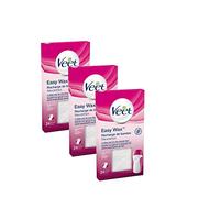 Veet EasyWax - Bandes de Tissu Epilation à la Cire - Jambes, Maillot, Aisselles, Bras (480 Bandes)