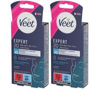Veet Expert Bandes de Cire Visage Peau Sensible Set(S) 2x20 pc(s)