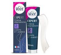 VEET EXPERT - Crème Dépilatoire Poils Tenaces - Corps & Jambes - Agit en 2min - 200ml