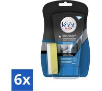Veet For Men Crème dépilatoire In-Shower Peau sensible 150 ml - Pack avantage - 6 pièces